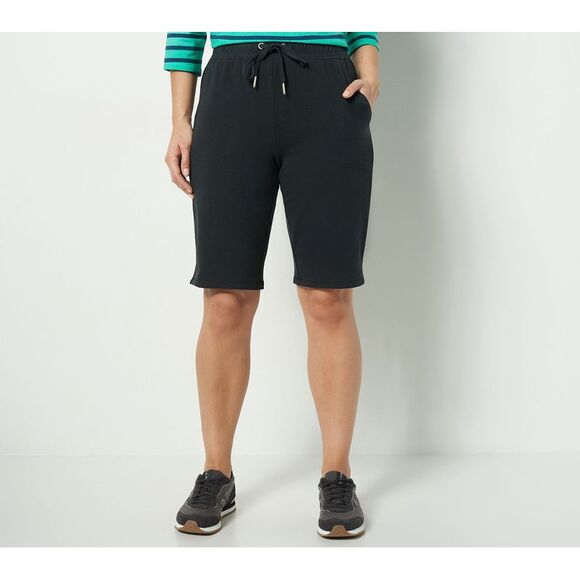 Sport Savvy | Shorts | Sport Savvy Petite French Terry Pullon Bermuda ...